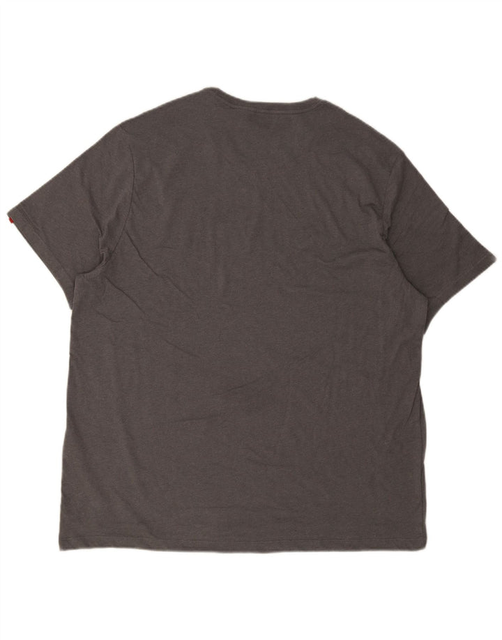 LEVI'S T-Shirt Homme Top 2XL Gris Coton
