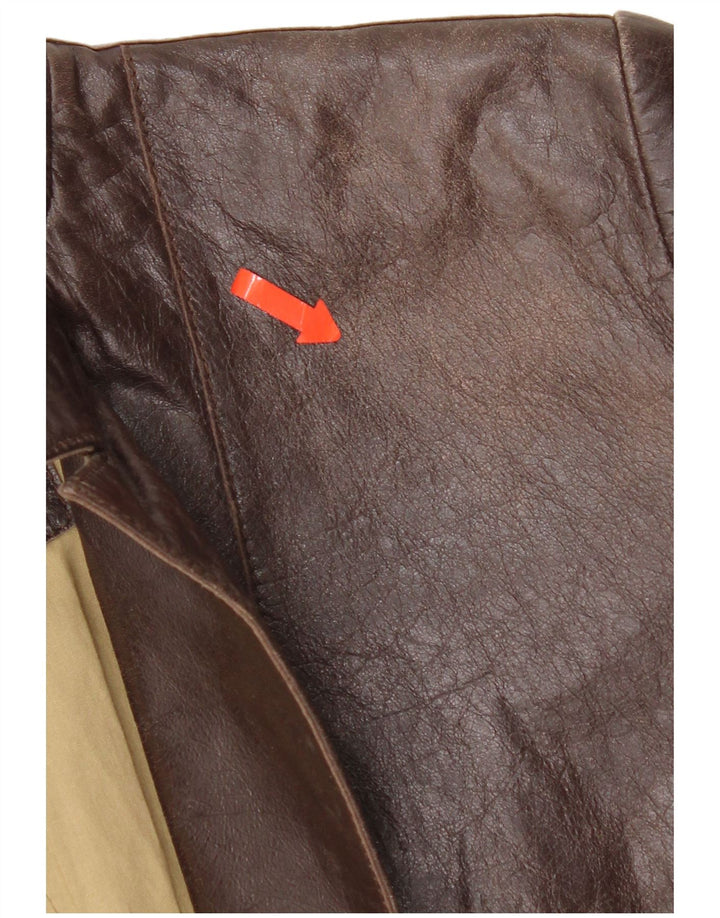 Massimo Rebecchi Veste Blazer 2 Boutons Femme IT 46 Large Marron