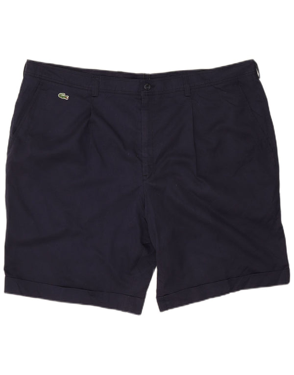 Lacoste Short Chino Homme IT 54 2XL W42 Bleu Marine Polyester