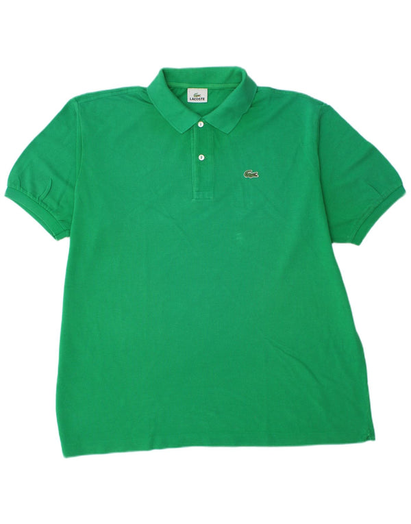 Lacoste Polo Homme Taille 7 2XL Coton Vert