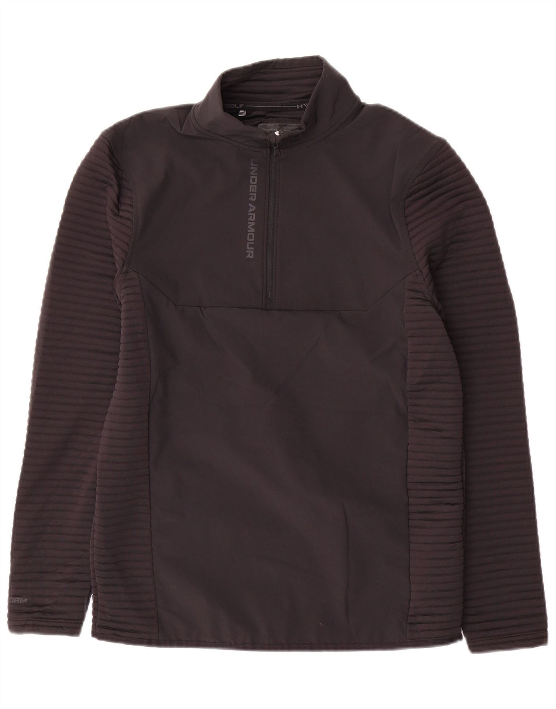 Under Armour Haut de Survêtement Zip Neck Homme Noir Polyester