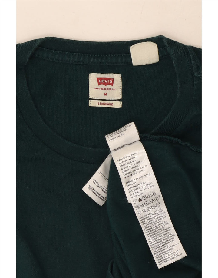 Levi's Tee-Shirt Standard Homme Vert Moyen Coton