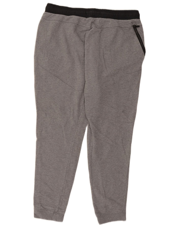 Nike Pantalon de survêtement XL en coton color block gris pour homme