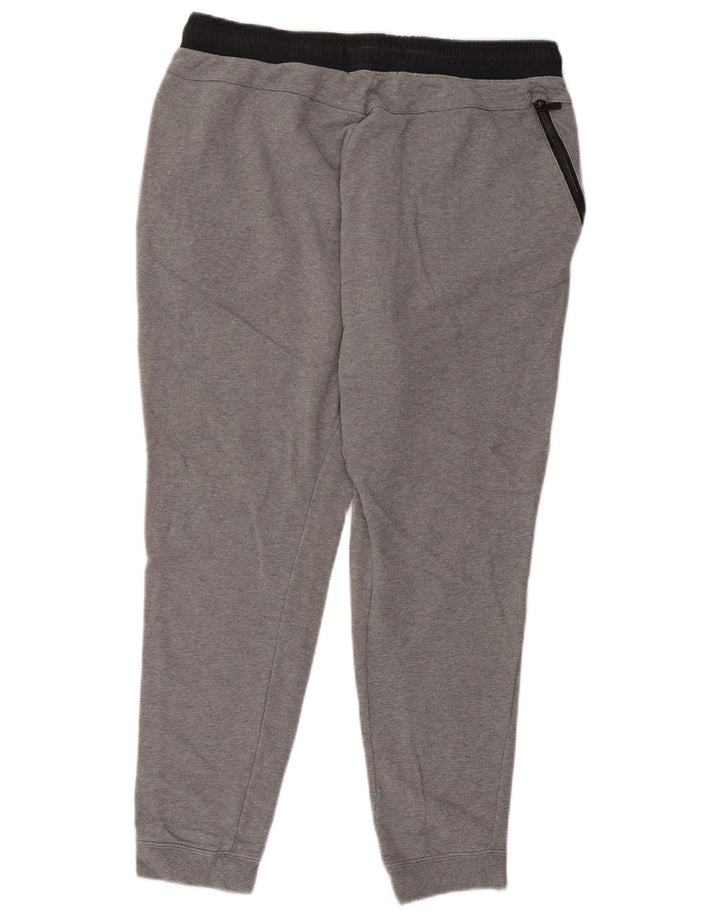 Nike Pantalon de survêtement XL en coton color block gris pour homme