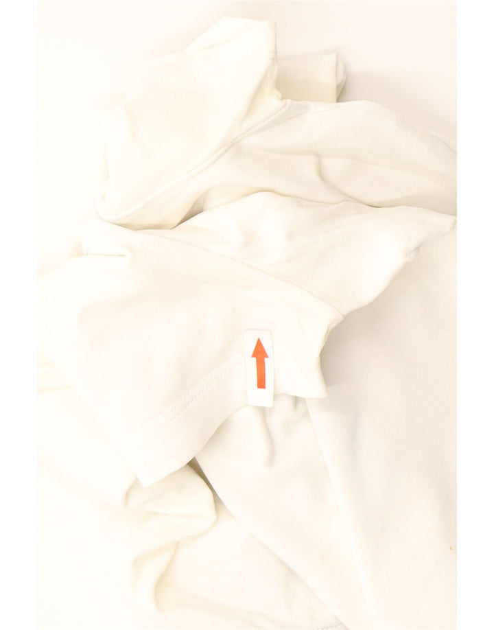 ICEBERG T-Shirt Graphique Homme Blanc Moyen Coton