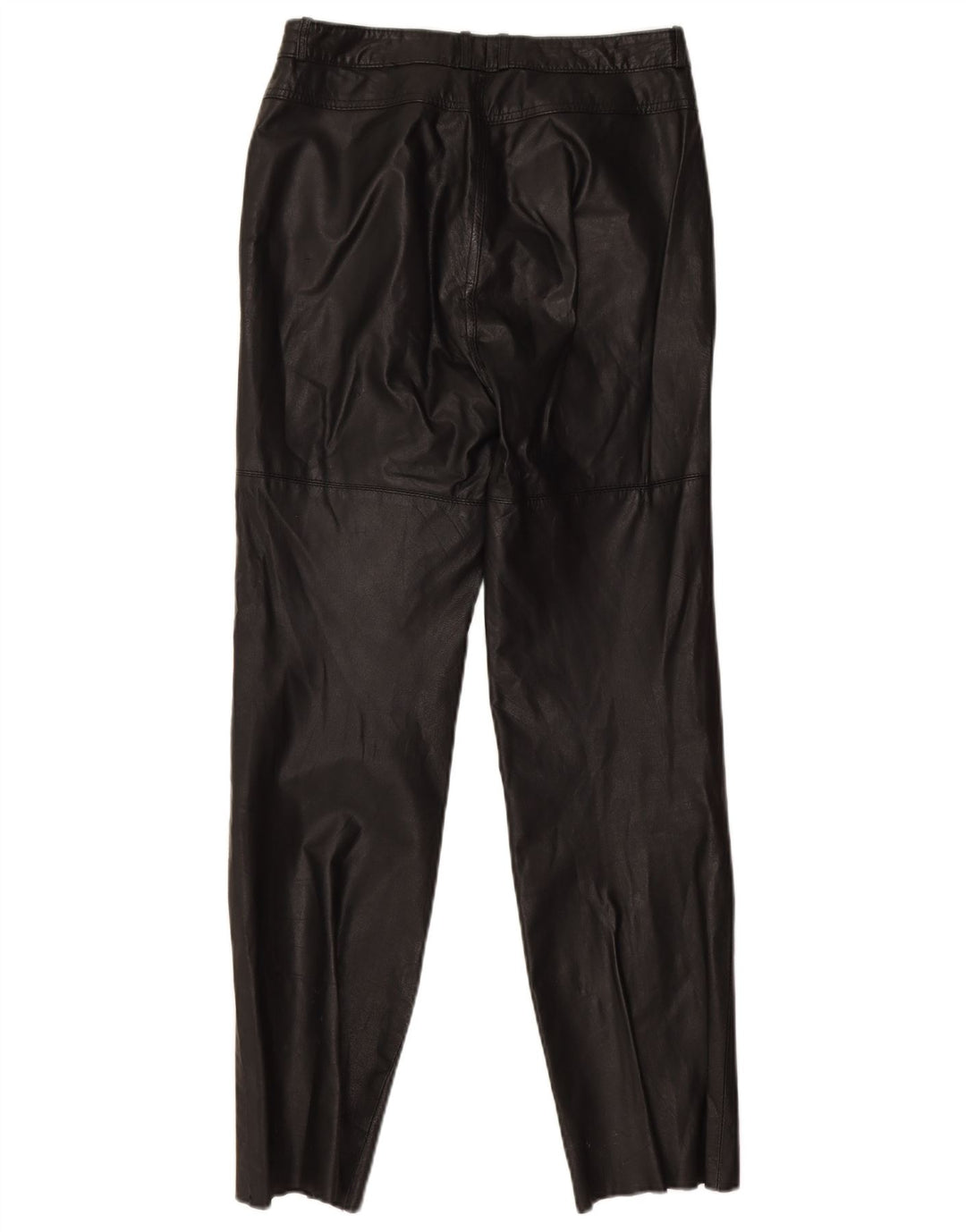 Golden Leaf Pantalon Slim En Cuir Femme W26 L28 Noir