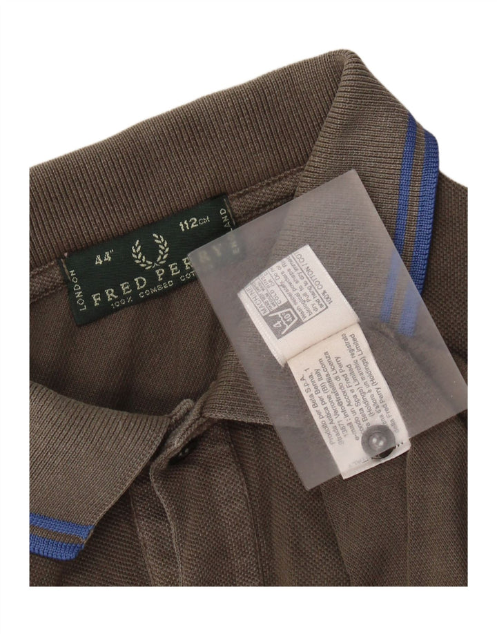 FRED PERRY Polo Homme Gris Moyen Coton