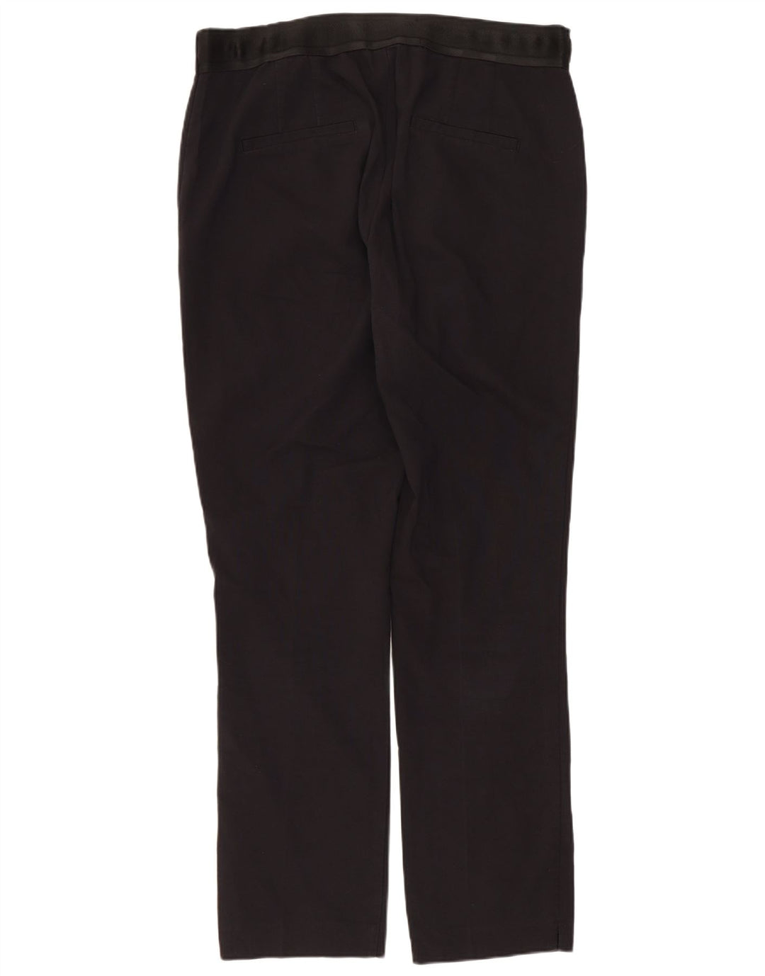 Pantalon Chino Slim Femme Zara Large W32 L27 Coton Noir