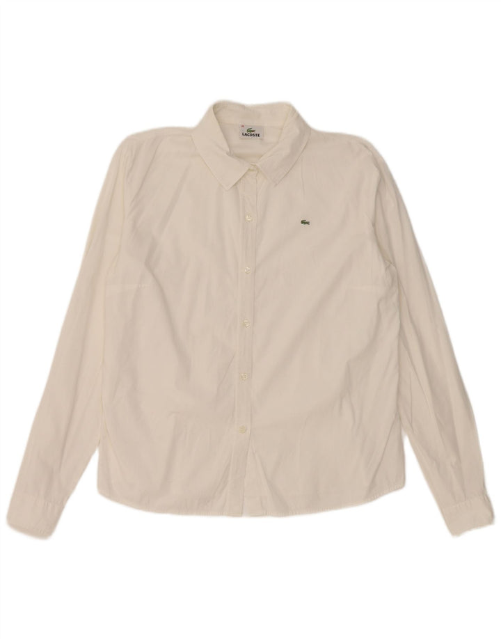Lacoste Chemise Femme Taille 44 Grand Blanc