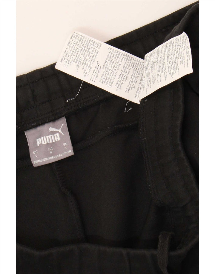 Puma Pantalon de survêtement pour homme Large Noir Coton