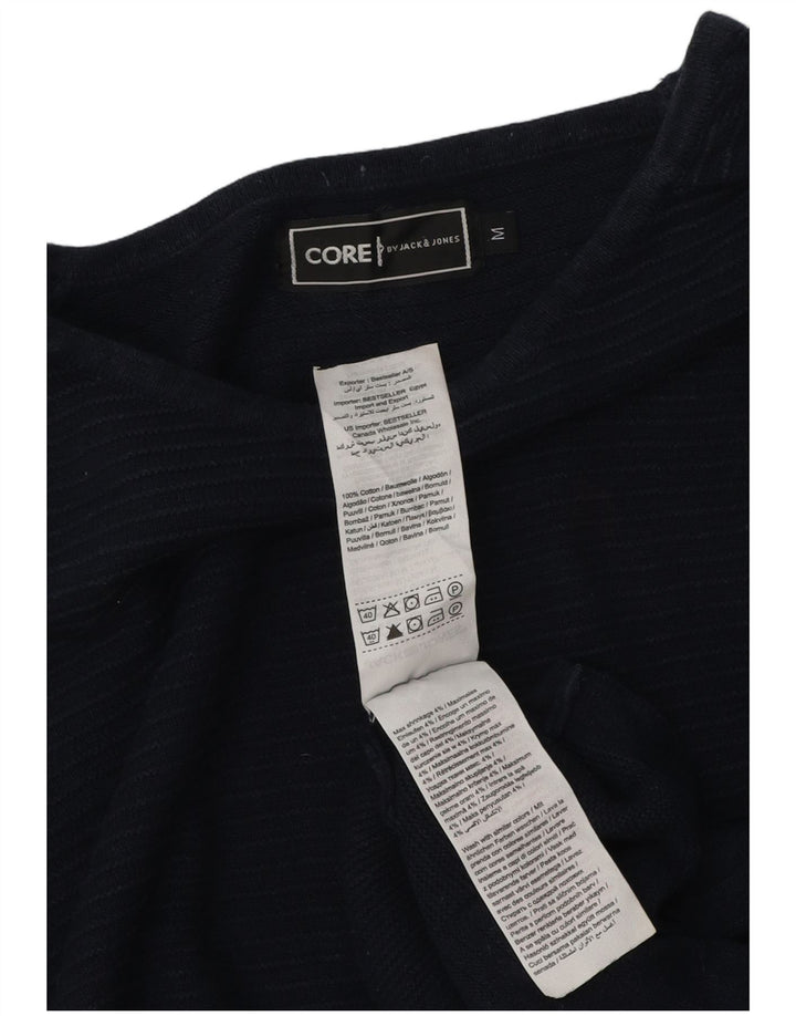 Jack & Jones Haut à manches longues pour homme en coton à fines rayures bleu marine moyen