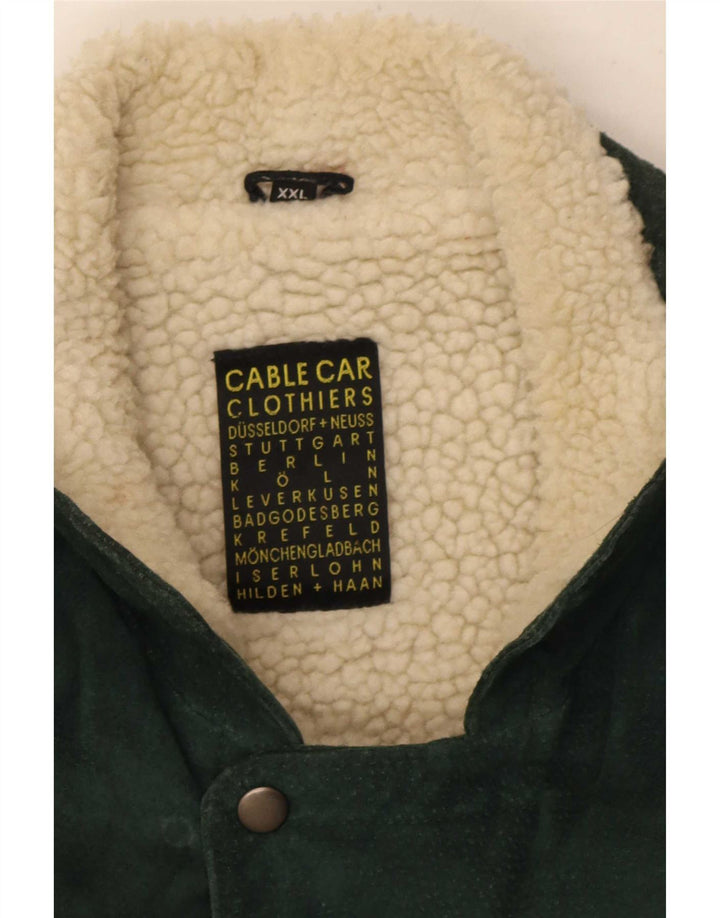 Cable Car Clothiers Veste en peau de mouton pour homme UK 44 2XL Multicolore Fair Isle