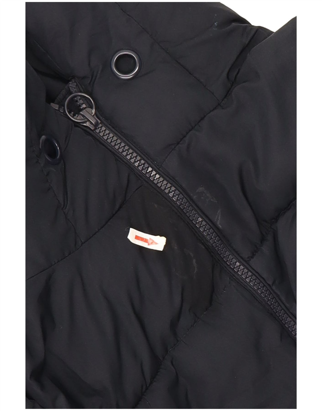 Zara Veste matelassée à capuche surdimensionnée pour femme UK 10 Petit Bleu marine