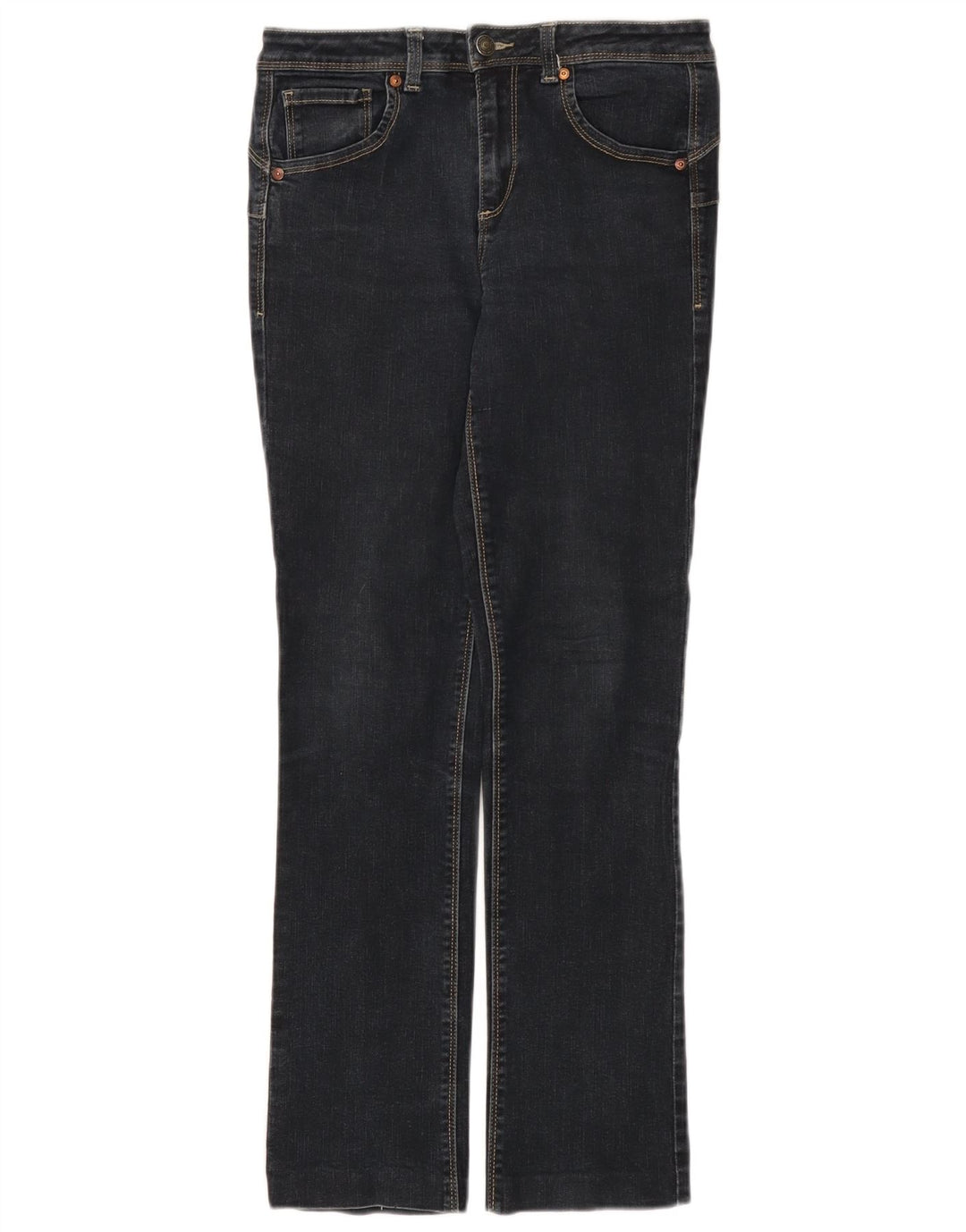 Benetton Jean Bootcut Femme W29 L28 Bleu Marine