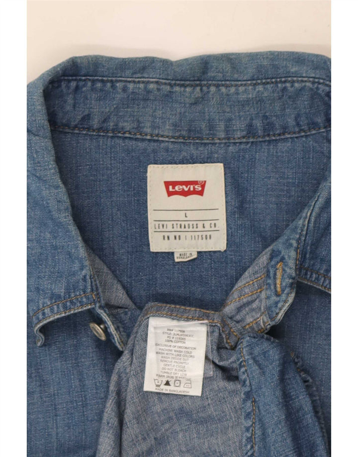 Levi's Chemise en Jean Large Homme Bleu Coton