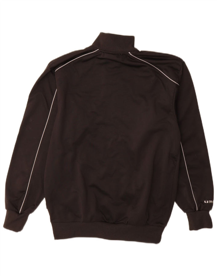 UMBRO Veste de survêtement pour garçon 12-13 ans XL Noir Polyester