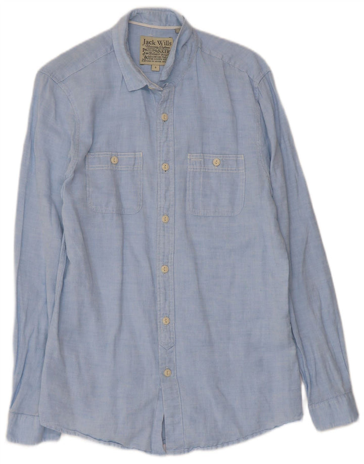 Jack Wills Chemise Homme Petit Bleu Lin