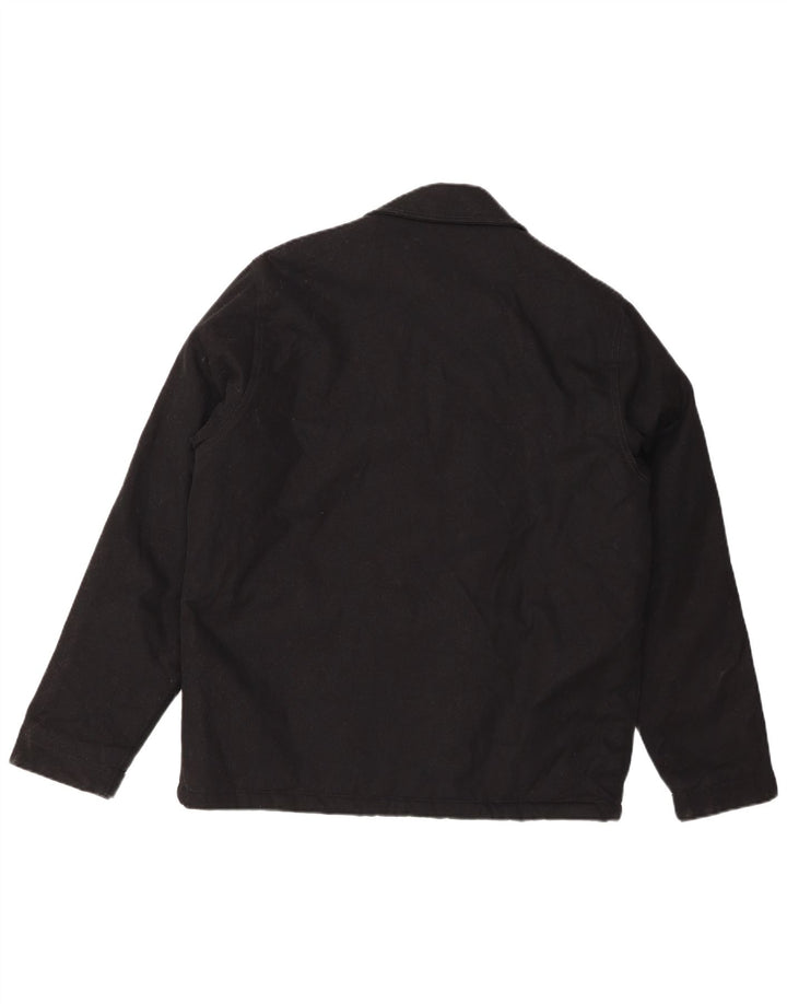 Zara Veste Sherpa Utility pour homme UK 38 en coton noir moyen