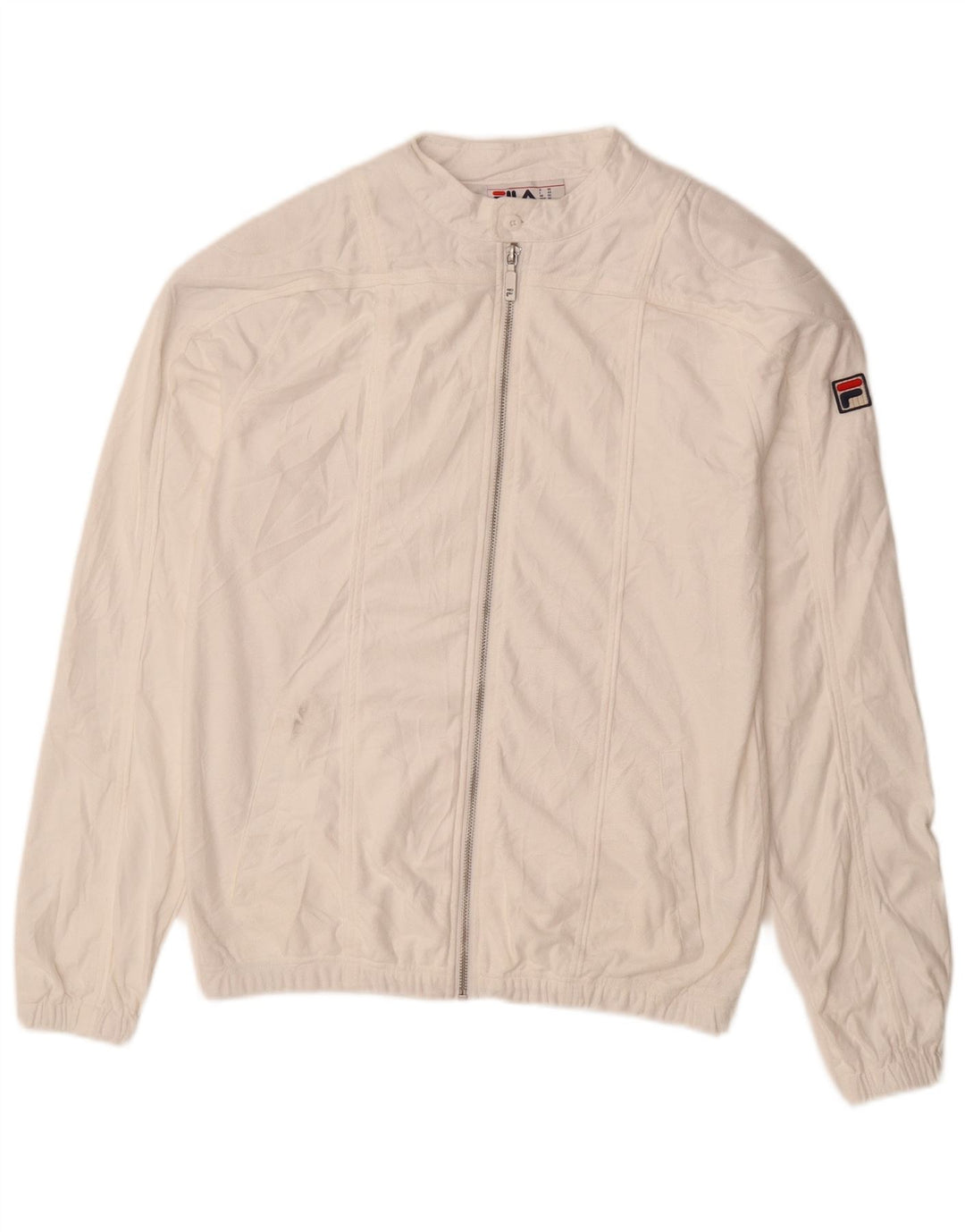 Fila Veste de survêtement pour homme XS Blanc Polyester
