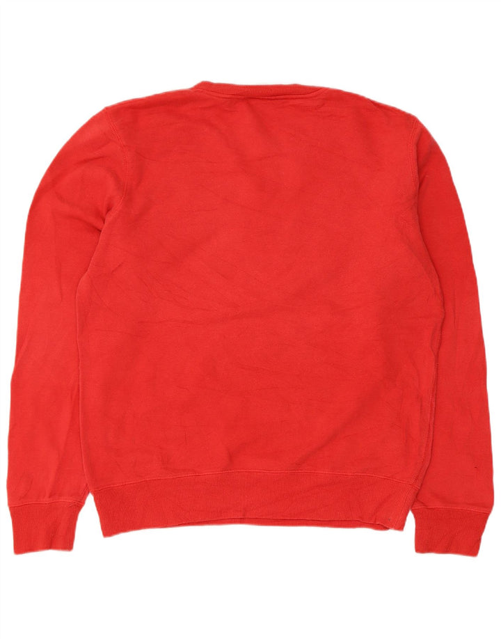 Champion Sweat-Shirt Graphique Homme Petit Coton Rouge