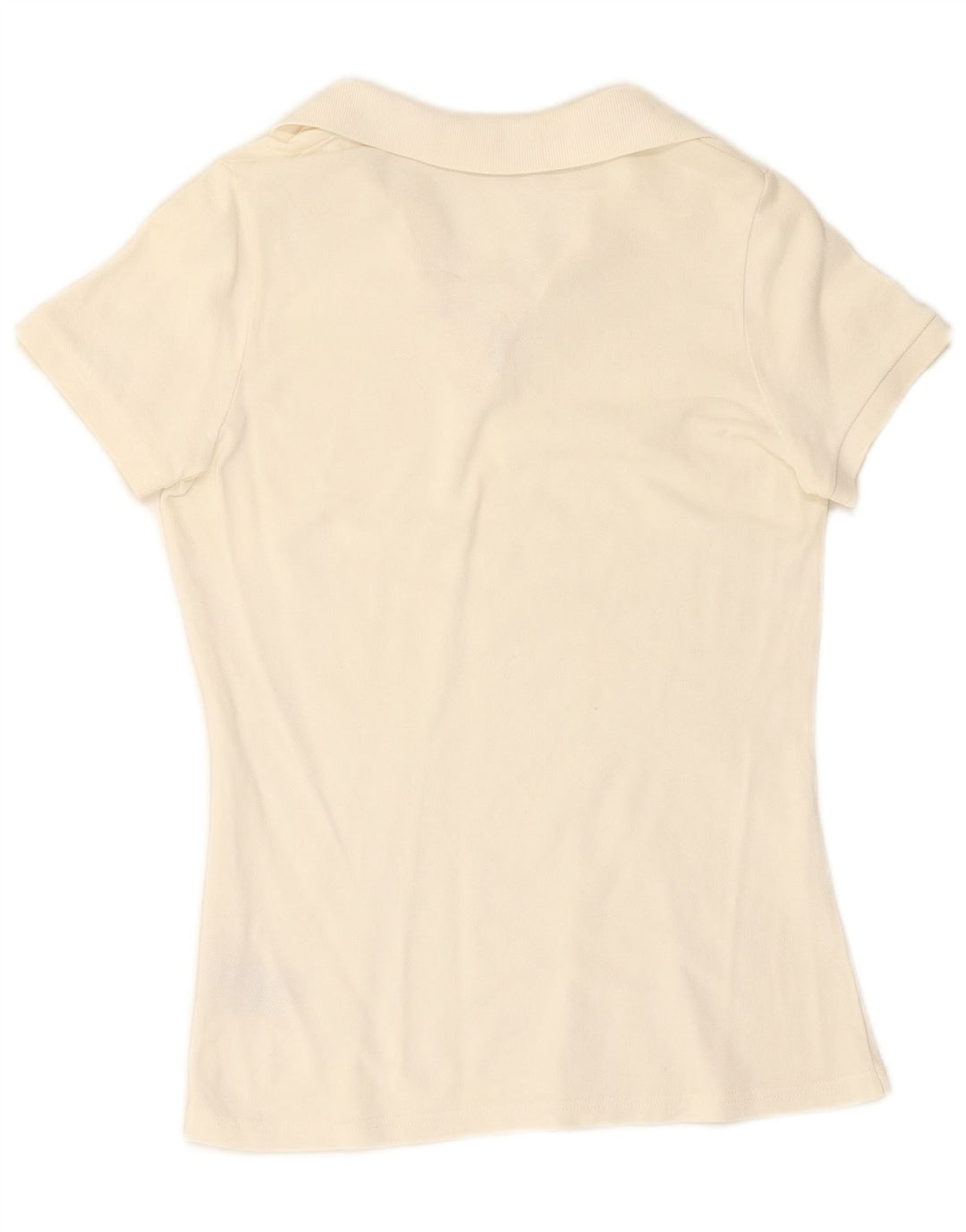 BURBERRY Polo BRIT Femme UK 12 Medium Off White Coton