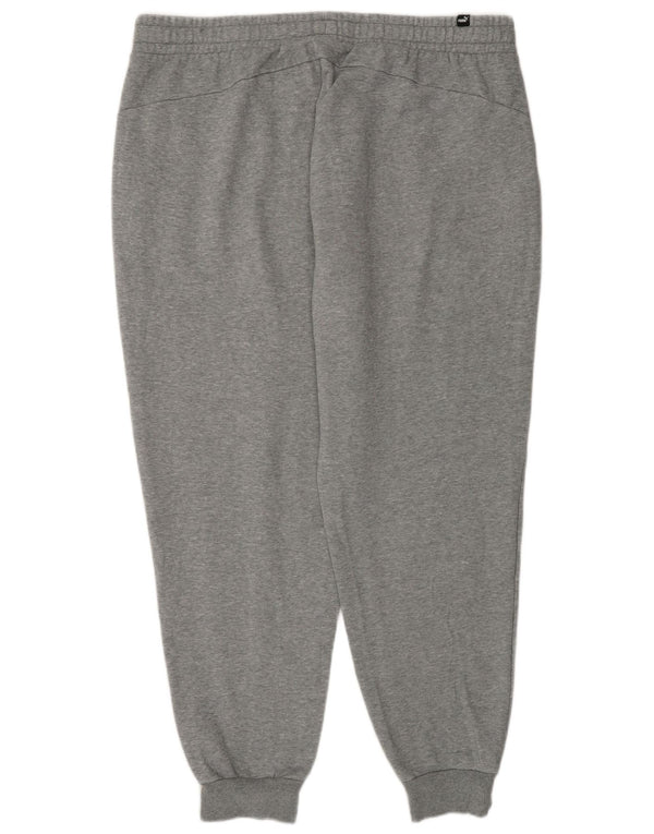 Puma Pantalon de survêtement pour homme en coton moucheté Gris 2XL