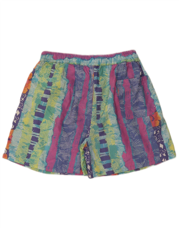 Short de bain homme VINTAGE coton rayé multicolore moyen