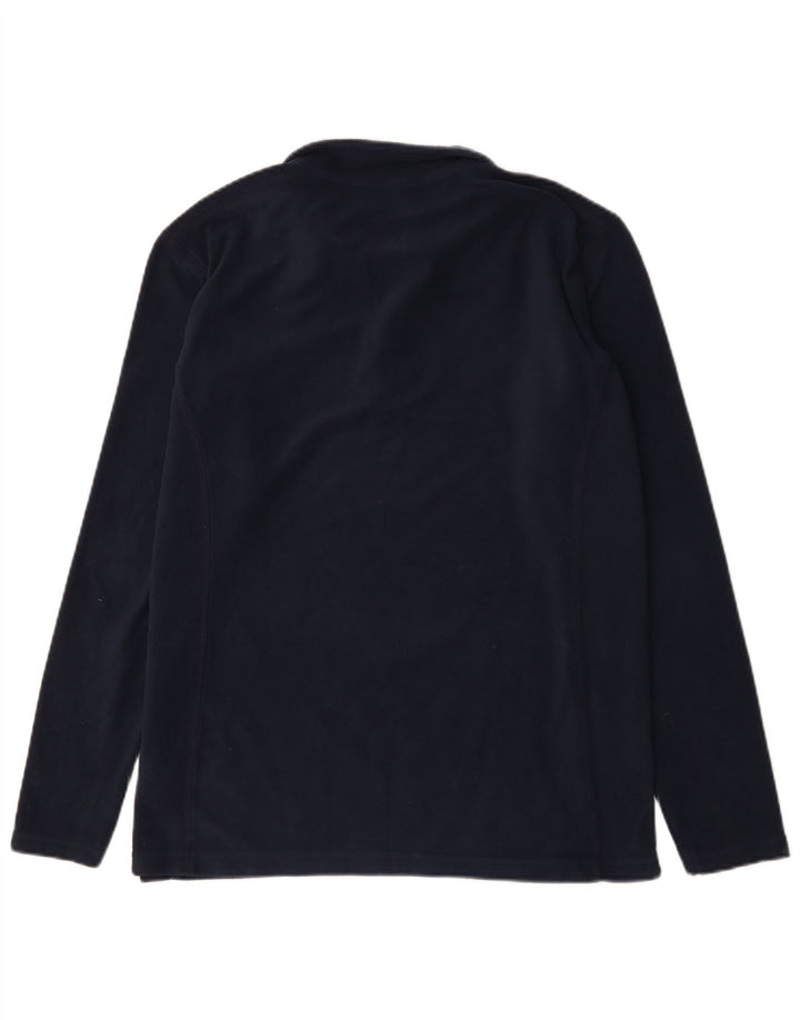 Columbia Pull polaire à col zippé pour homme, taille L, bleu marine, polyester
