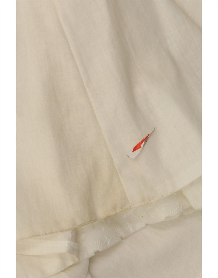 Gerry Weber Jupe évasée femme EU 36 Small W26 coton blanc