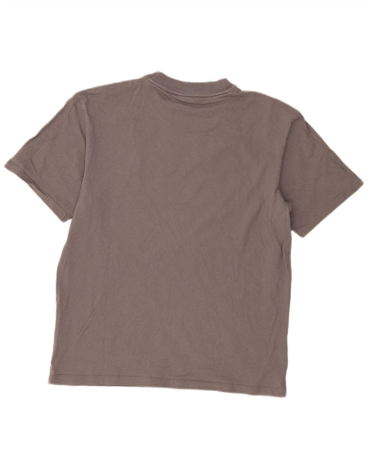 Hugo Boss Homme T-Shirt Top Large Gris Coton