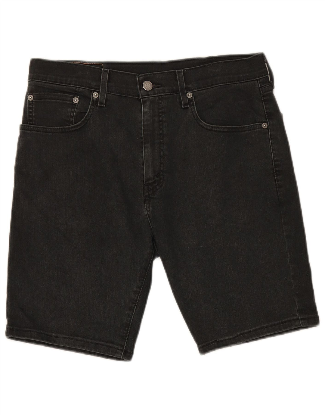 LEVI'S Short en Jean 412 W31 Homme Noir Moyen Coton