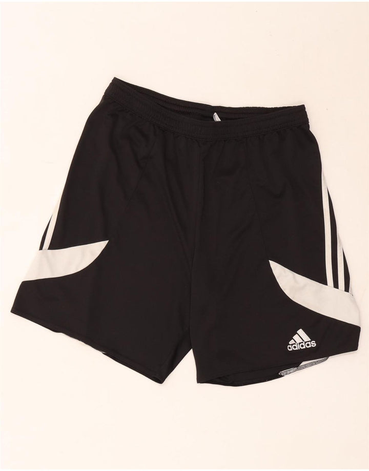Adidas Short de sport Climalite Homme Noir Moyen Polyester Colorblock