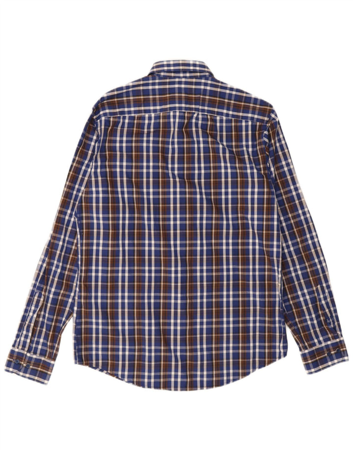 Adidas Chemise Homme Taille 40 Bleu Moyen Check Coton