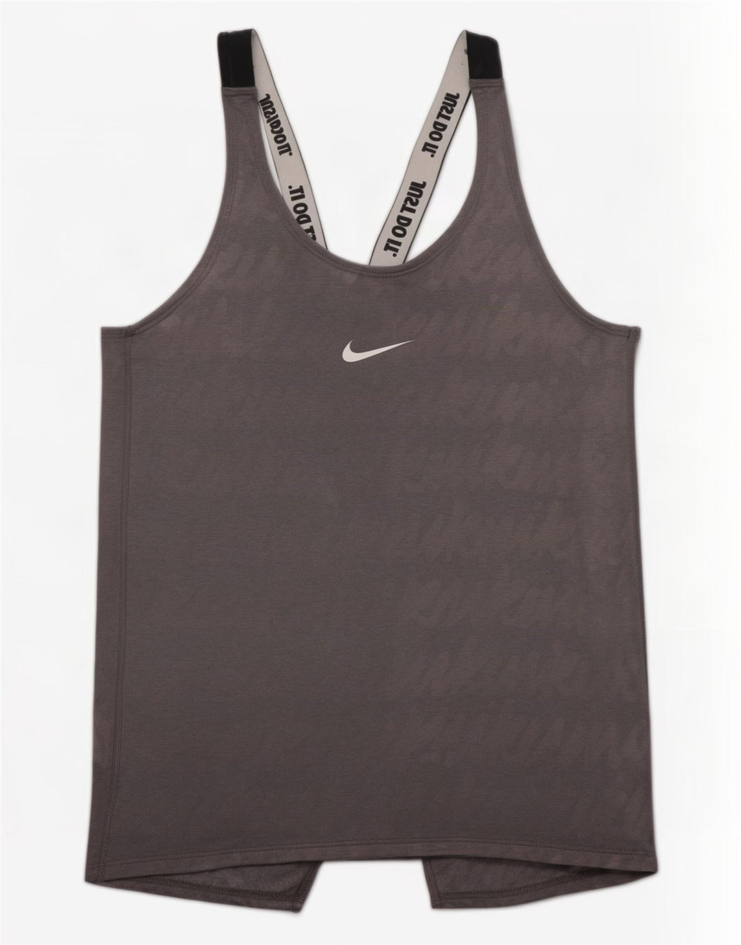 Nike Womens Dri Fit Graphic Débardeur UK 8 Petit Gris Colorblock Polyester