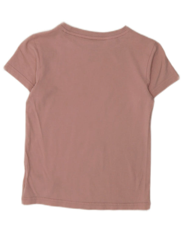 Adidas T-Shirt Fille 7-8 Ans Rose Coton