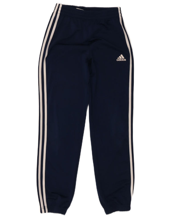 Adidas Pantalon de Survêtement Garçon Joggers 11-12 ans Bleu Marine Polyester