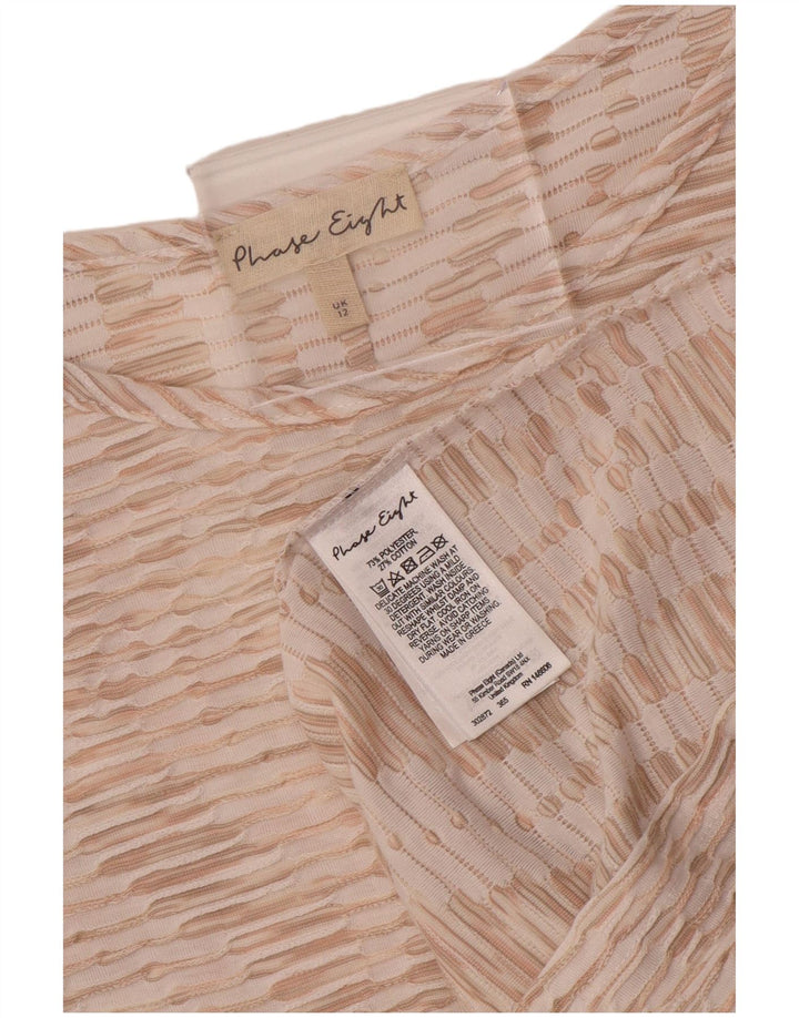 PHASE EIGHT Chemisier à manches 3/4 pour femme UK 12 Rose moyen Polyester