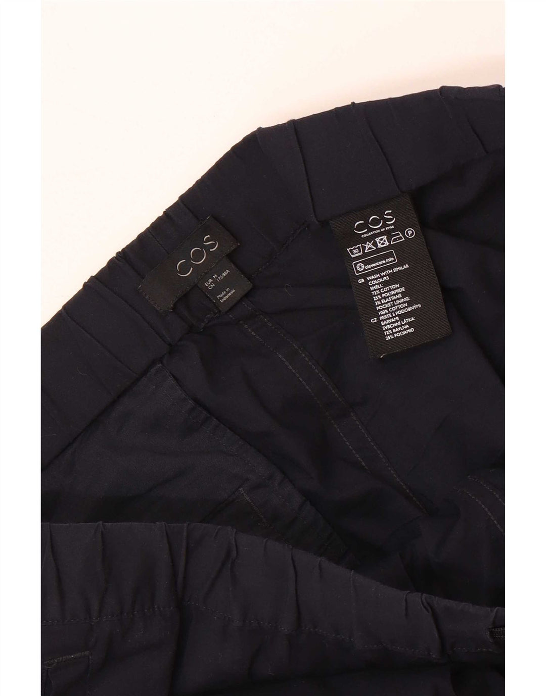 Cos Pantalon de jogging homme moyen W32 L29 bleu marine coton