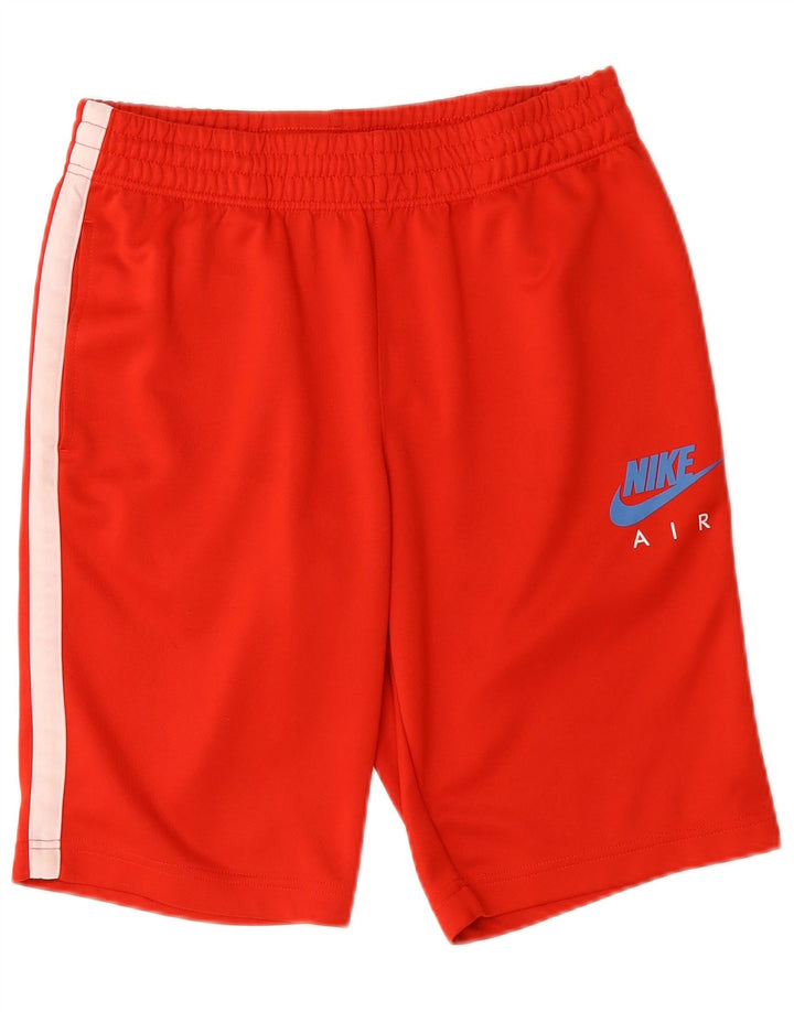 Nike Short de sport pour homme en polyester color block rouge moyen