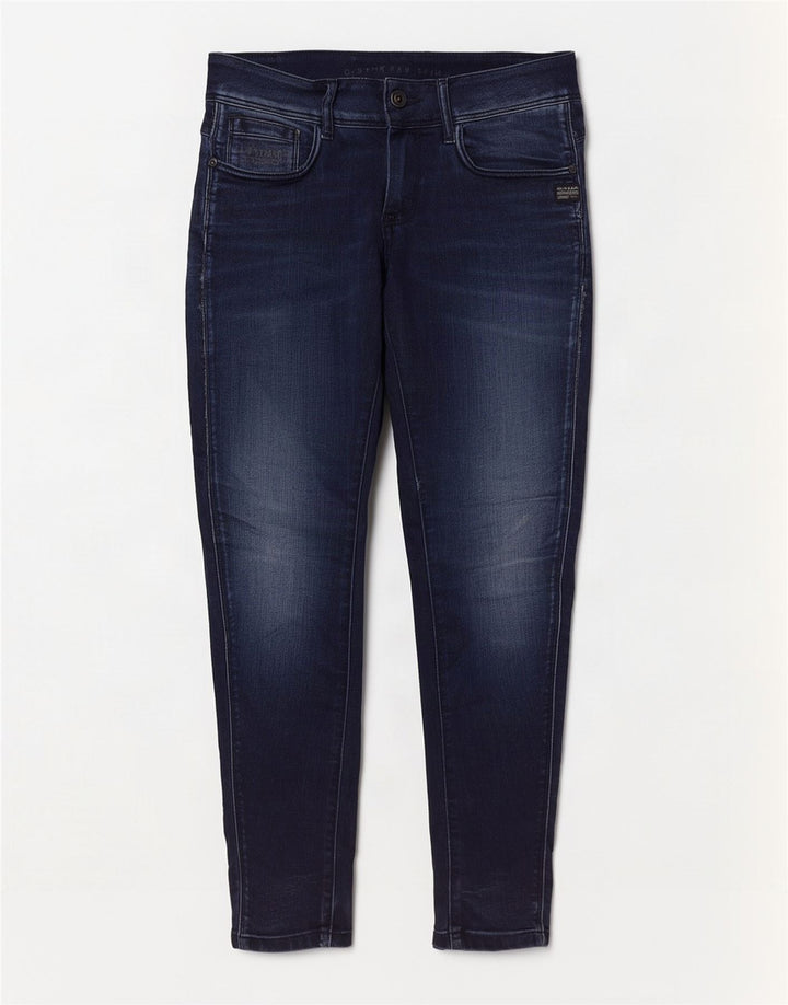 G-Star Femme Midge Slim Jeans W29 L30 Bleu Marine Coton