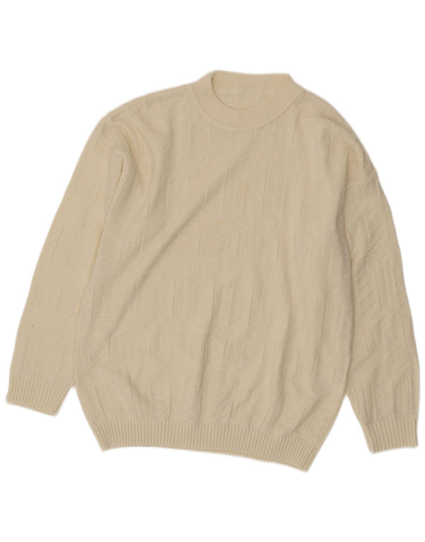 vintage Mens Crew Neck Jumper Pull Grand Blanc