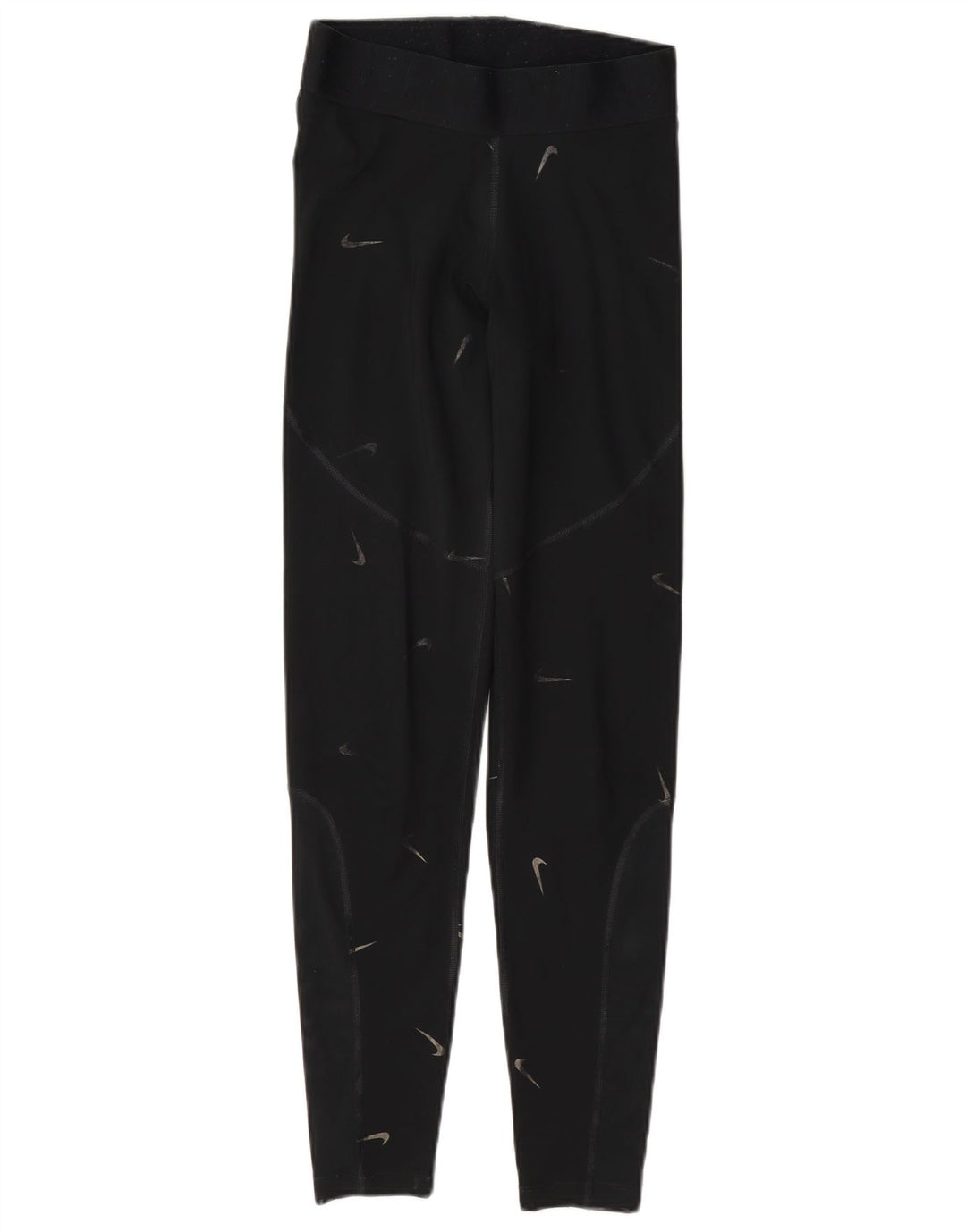 Nike Legging graphique pour femme UK 10 Petit Noir Polyester