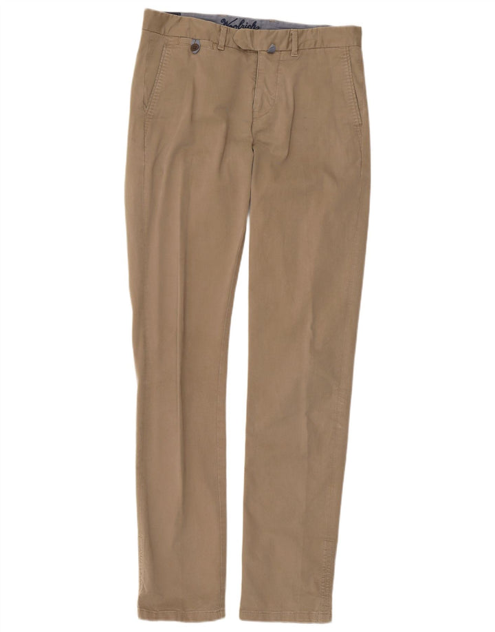 Woolrich Pantalon Chino Slim Homme W30 L33 Beige Coton