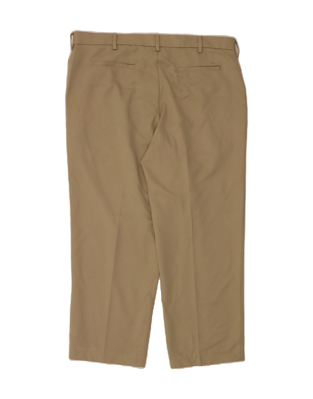 IZOD Mens Classic Straight Casual Trousers W40 L30 Khaki Polyester Vintage Izod and Second-Hand Izod from Messina Hembry 