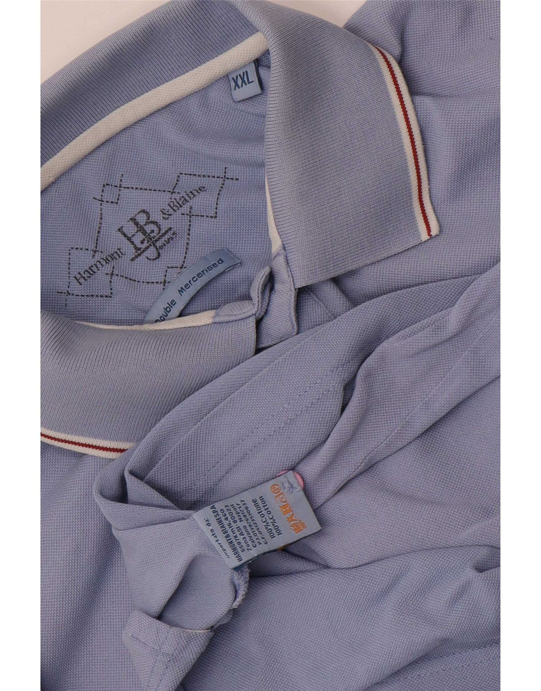 Harmont & Blaine Polo Homme 2XL Bleu Coton