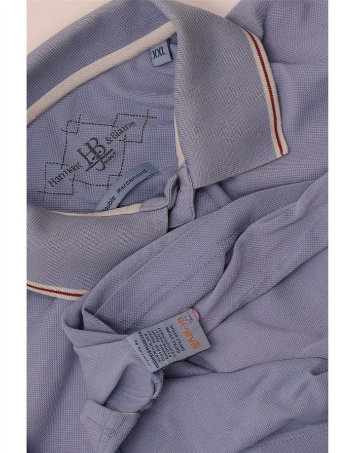 Harmont & Blaine Polo Homme 2XL Bleu Coton