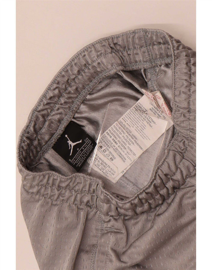 Jordan Short de sport garçon 8-9 ans Petit Gris Polyester