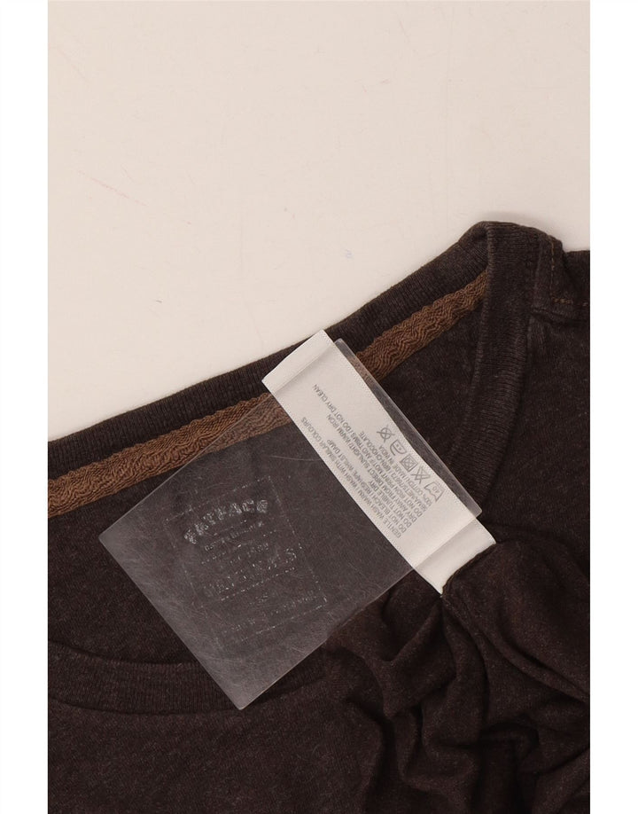 FAT FACE Womens T-Shirt Top UK 12 Medium Brown Vintage Fat Face and Second-Hand Fat Face from Messina Hembry 