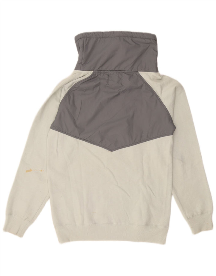 VANS Sweat-shirt pour femme UK 10 Petit coton color block blanc