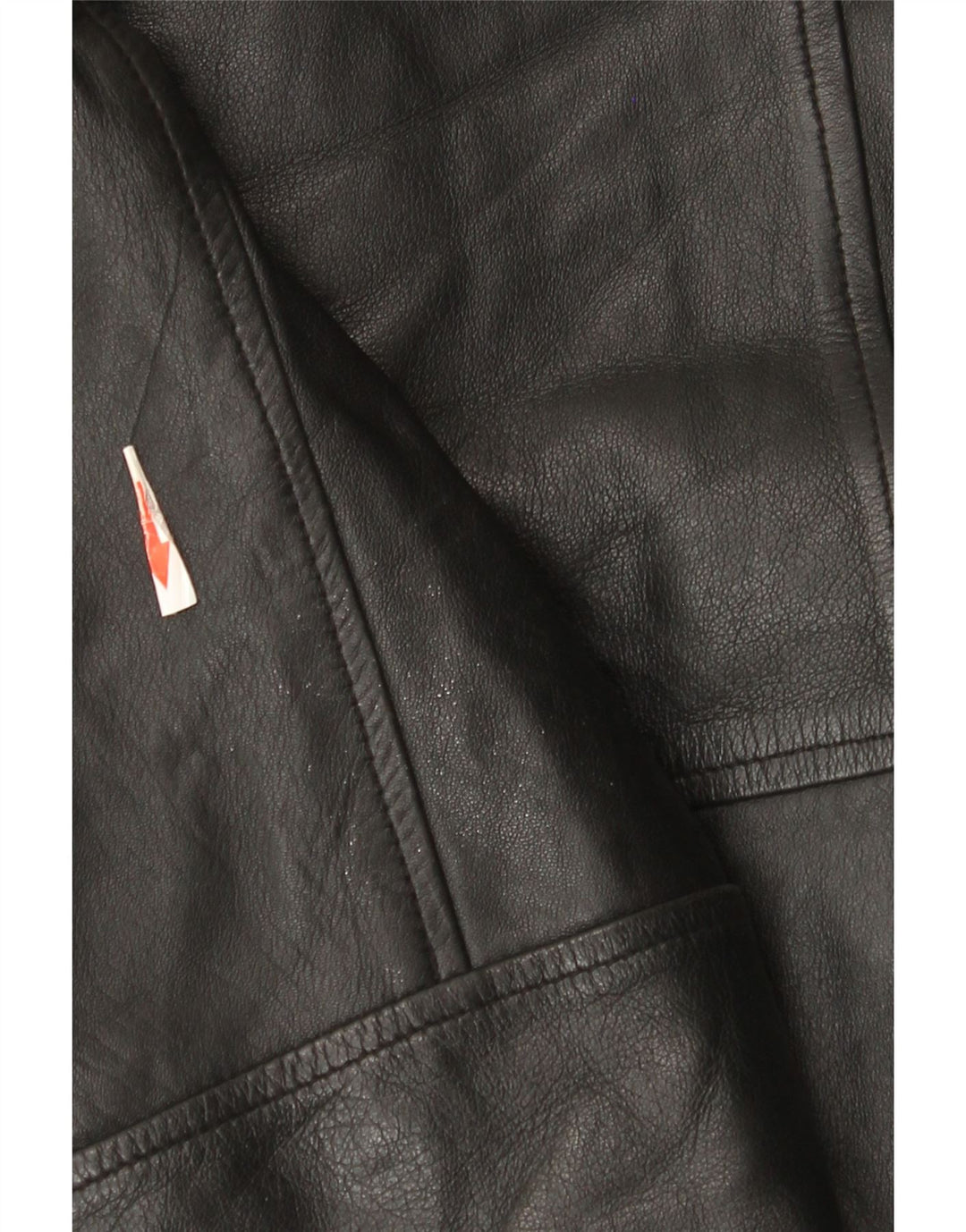 Marks & Spencer Veste en cuir pour homme UK 38 Cuir noir moyen